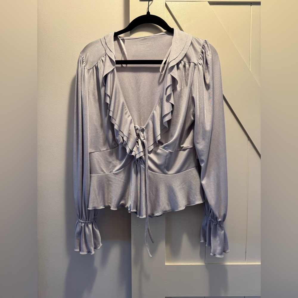 NWT Anthropologie Blouse in Lilac Purple